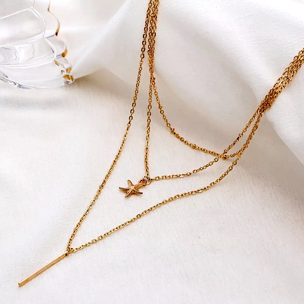 ⭐️ 3 / $20 ⭐️ ❗️ starfish necklace ⭐️